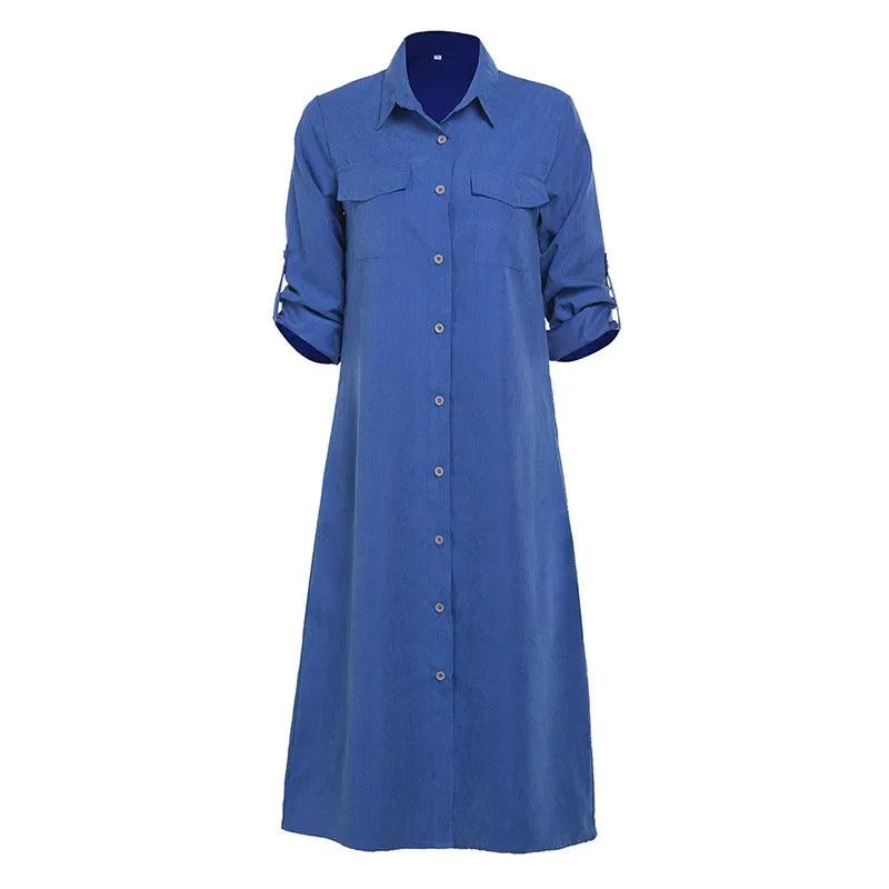 Soft Shine Travel Light Long sleeve shirt dress