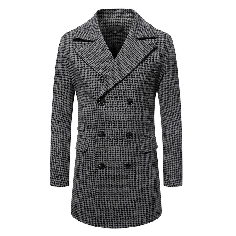 Classic Fit Fashion Overcoat Men's Mid-length Fashion