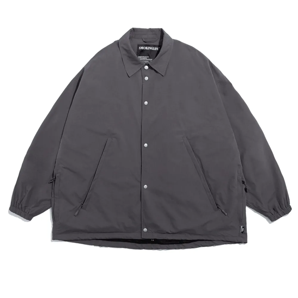 WeatherproofCoating Fashion Simple Men'S Long Sleeve Work Jacket