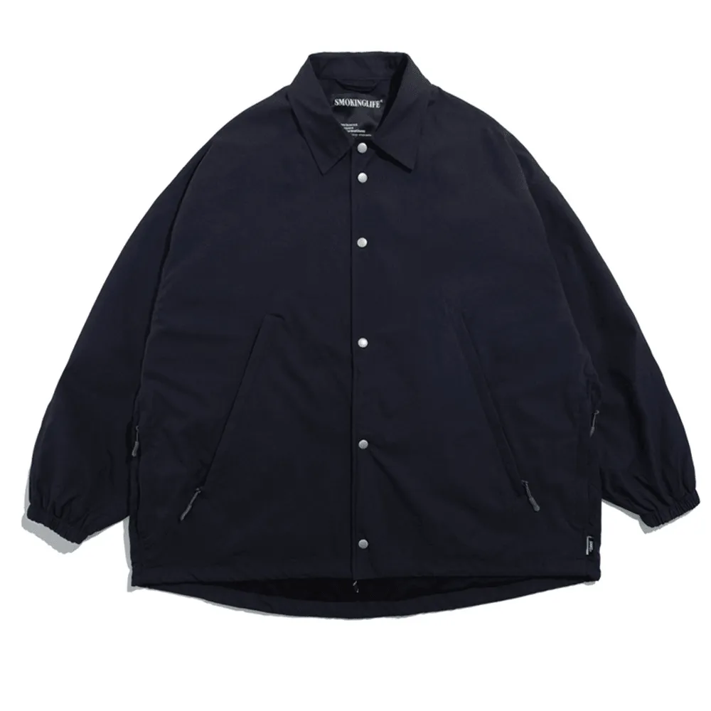 Fashion Simple Men'S Long Sleeve Work Jacket Long Lasting Shape Retention