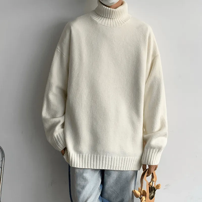 Fashion Turtleneck Sweater Loose Warm Knitwear