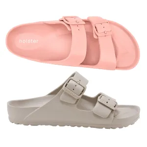 Sundreamer Bundle -  Peach Pink/Sand Adjustable Straps Easy-to-Wear Shoes