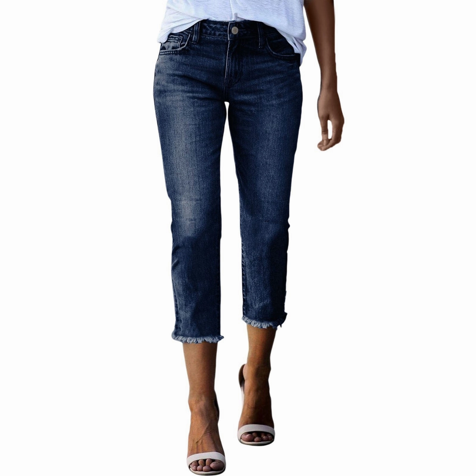 Fashionable Retro Slim-fit Stretch Jeans For Women Urban appeal