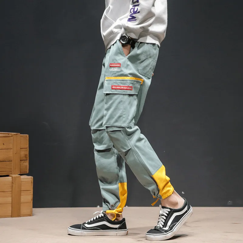 Sporty Look Korean Style Loose Men'S Overalls