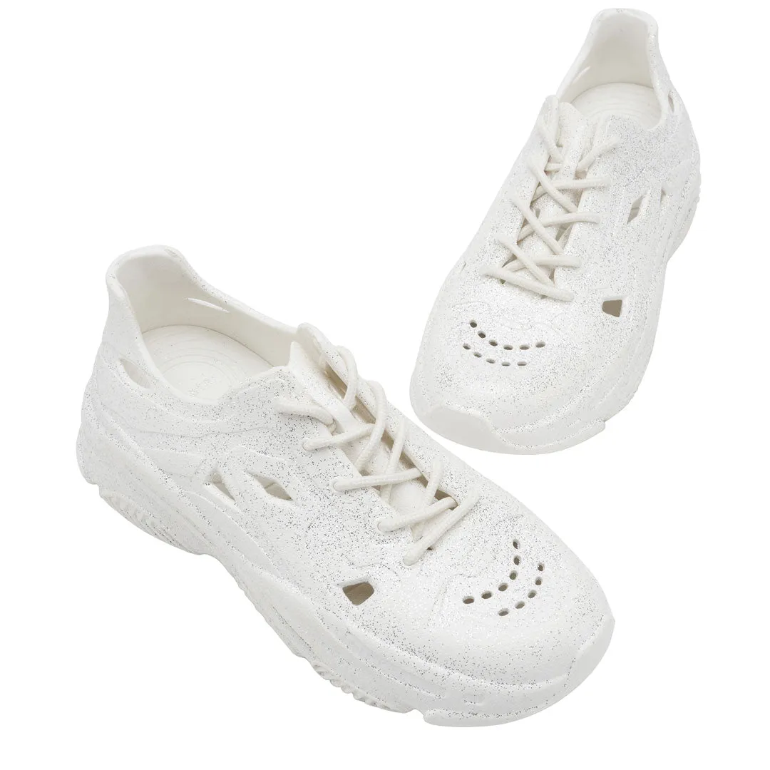 Trendy Footwear Fierce - White Glitter