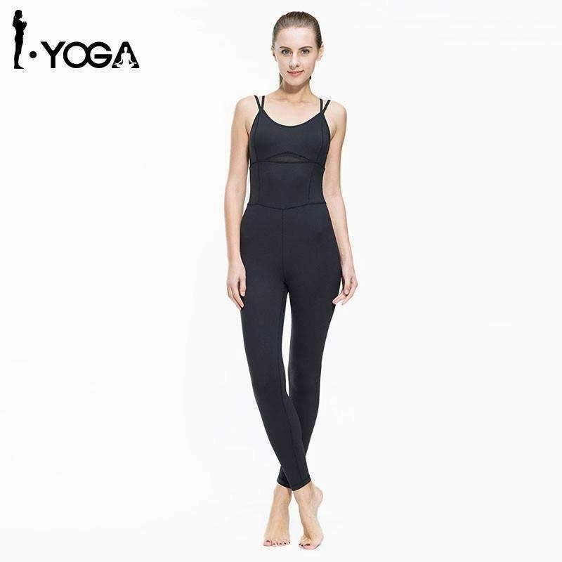 Rugged Design Fitness Women Yoga Jumpsuit Gym Running Sports Suit Lady Tight Clothing Breathable Quick Dry Sportswear Sets Patchwork Tracksuit