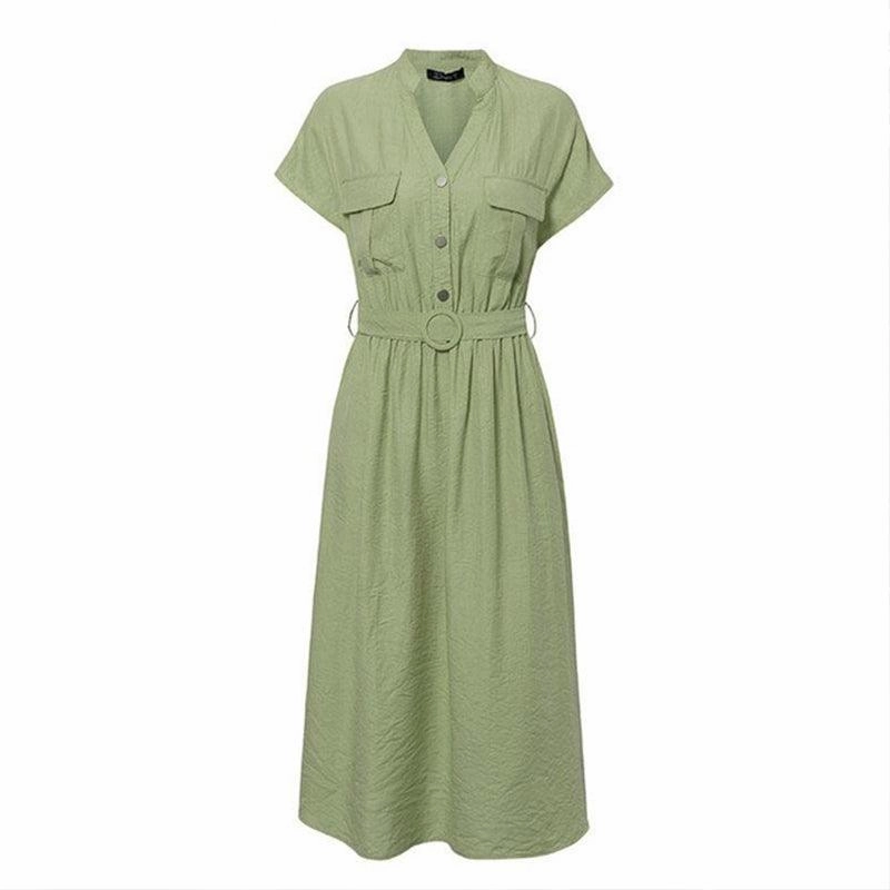 All Inclusive Casual short sleeve slim dress