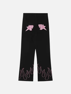 Flame Star Jeans Non Chafing Side Seams