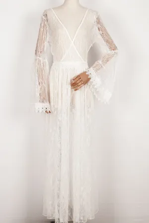 Cool Comfort Flared Long Sleeve Maternity Dress