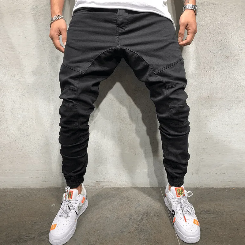 Hip Hop Side Zipper Trousers Men'S Leggings windproof