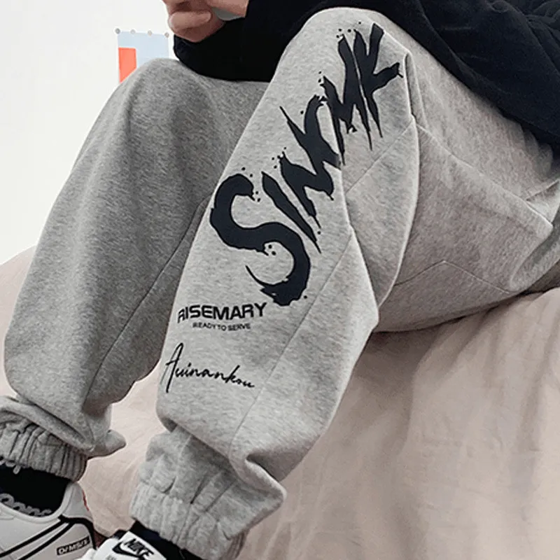 All Use Sweatpants Korean Style Trendy Loose Casual Trousers