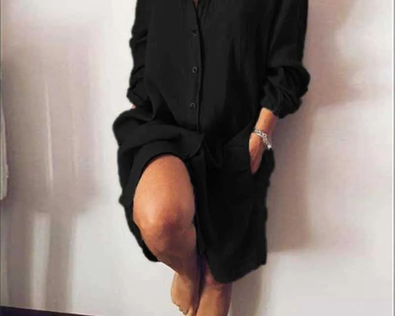 Sculpted Fit Earthy Hue Women's V-Neck Dress