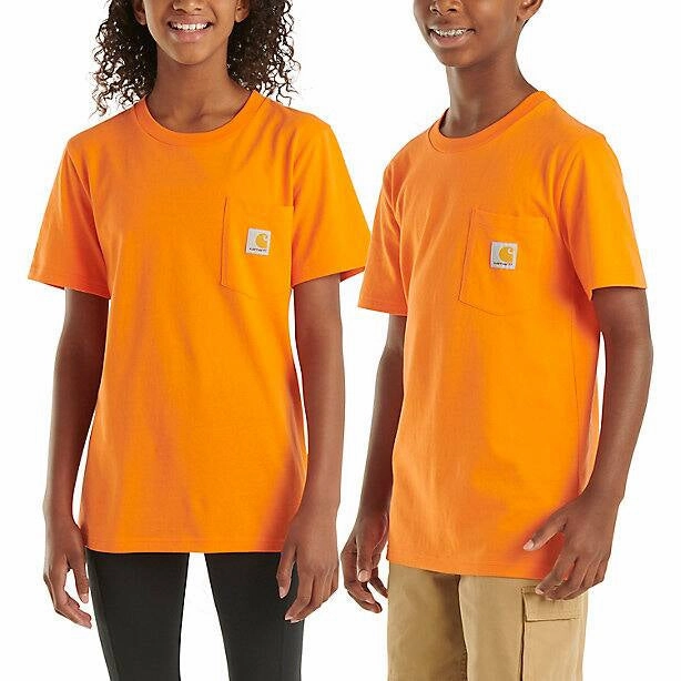 QuickDryConstruction LightweightConstruction Unisex Children's Short-Sleeve Pocket T-Shirt CA651