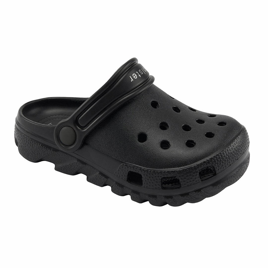 Easy Beach Slip Comfort Lock Kids Sundrifter Bundle - Black/Sand