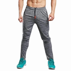 OdorBlocking Antimicrobial Finish logoed Men Long Casual Sports Pants Gym Slim Fit Trousers Running Jogger Gym Sweatpants