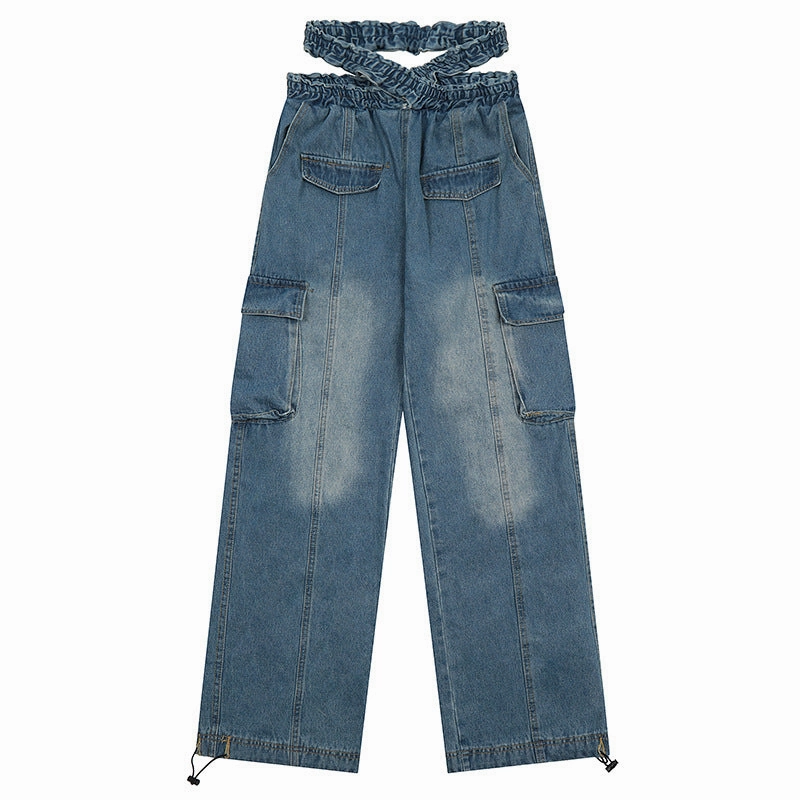 Effortless Clothing No Bulk Seam Design High Street Design Hot Girl Jeans For Women