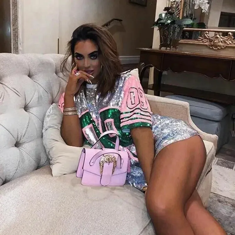 Women Loose Party T-Shirts Free Mind