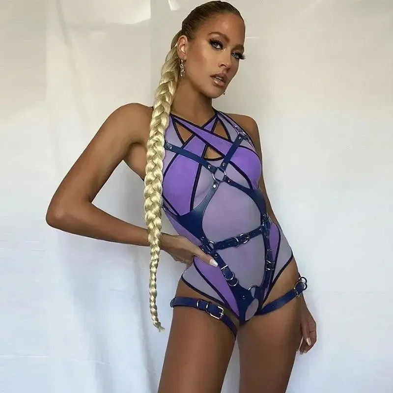 Cozy Layers Purple Fashion Bodysuit