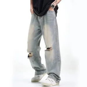 High Waist Beach Day Modern Basic All-matching Loose Straight Slimming Hiphop Pants