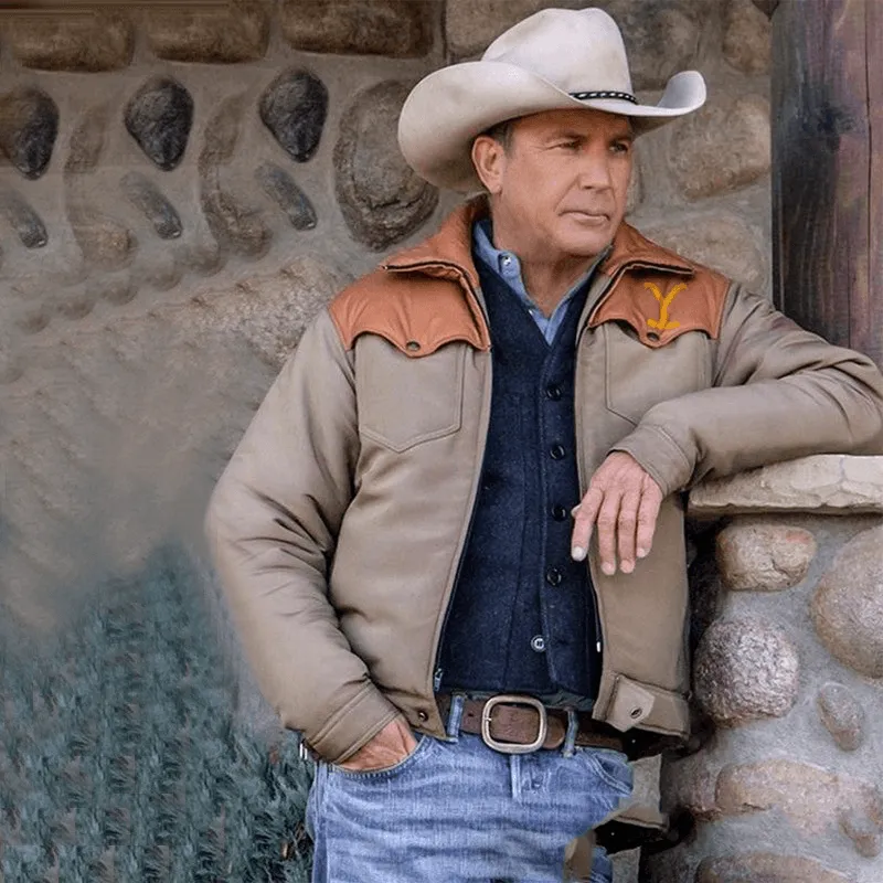 On The Go Layer Fashionable Polyester Men'S Color Matching Padded Coat