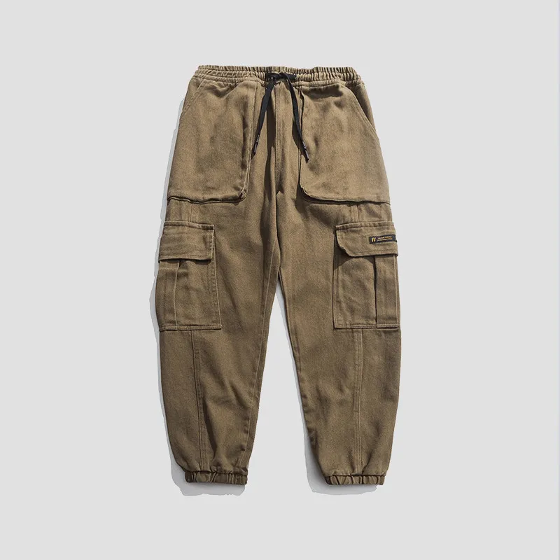 Functional Wind Overalls Casual Trousers Spring and Autumn Loose Drawstring Trousers Cozy Style Ultimate Wear