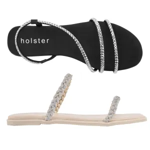 Geneva & Tiana  Bundle - Black / Beige Light Fit Race Step