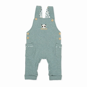 Tutto Piccolo 9405 Peto Felpa Dungaree - See Green Fade Proof