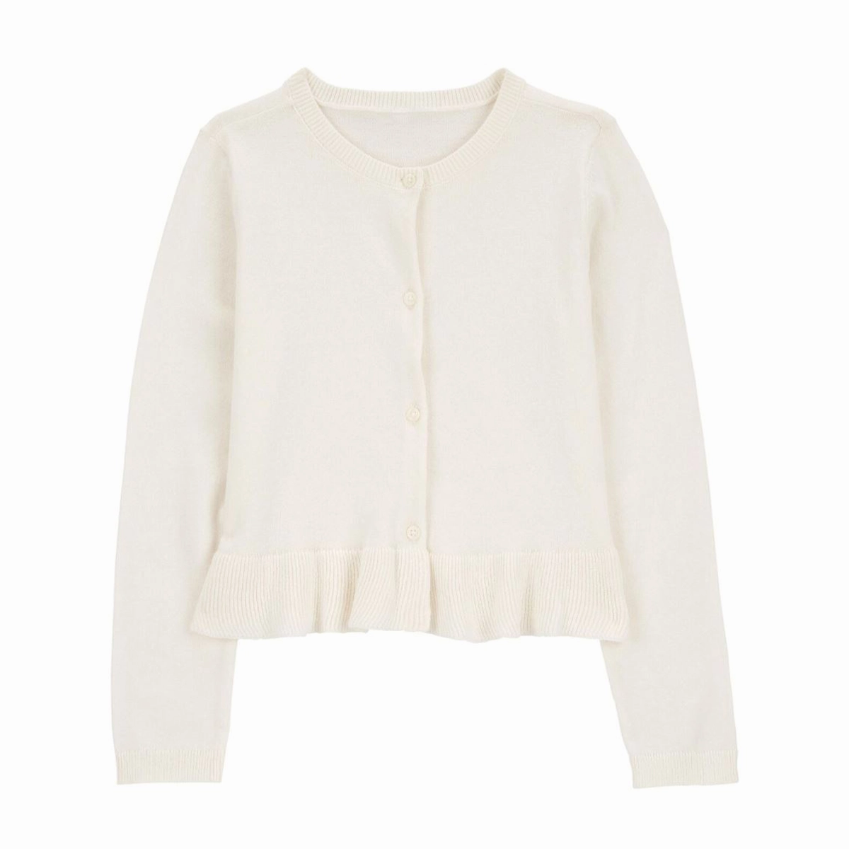 Girls' Button-Up Cardigan 3R857310 LightweightLayeringSystem