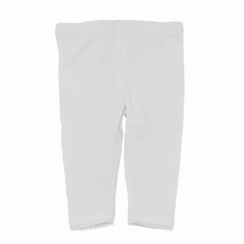 Girls' Lace Edge Leggings A1230 Roll Up Sleeve System