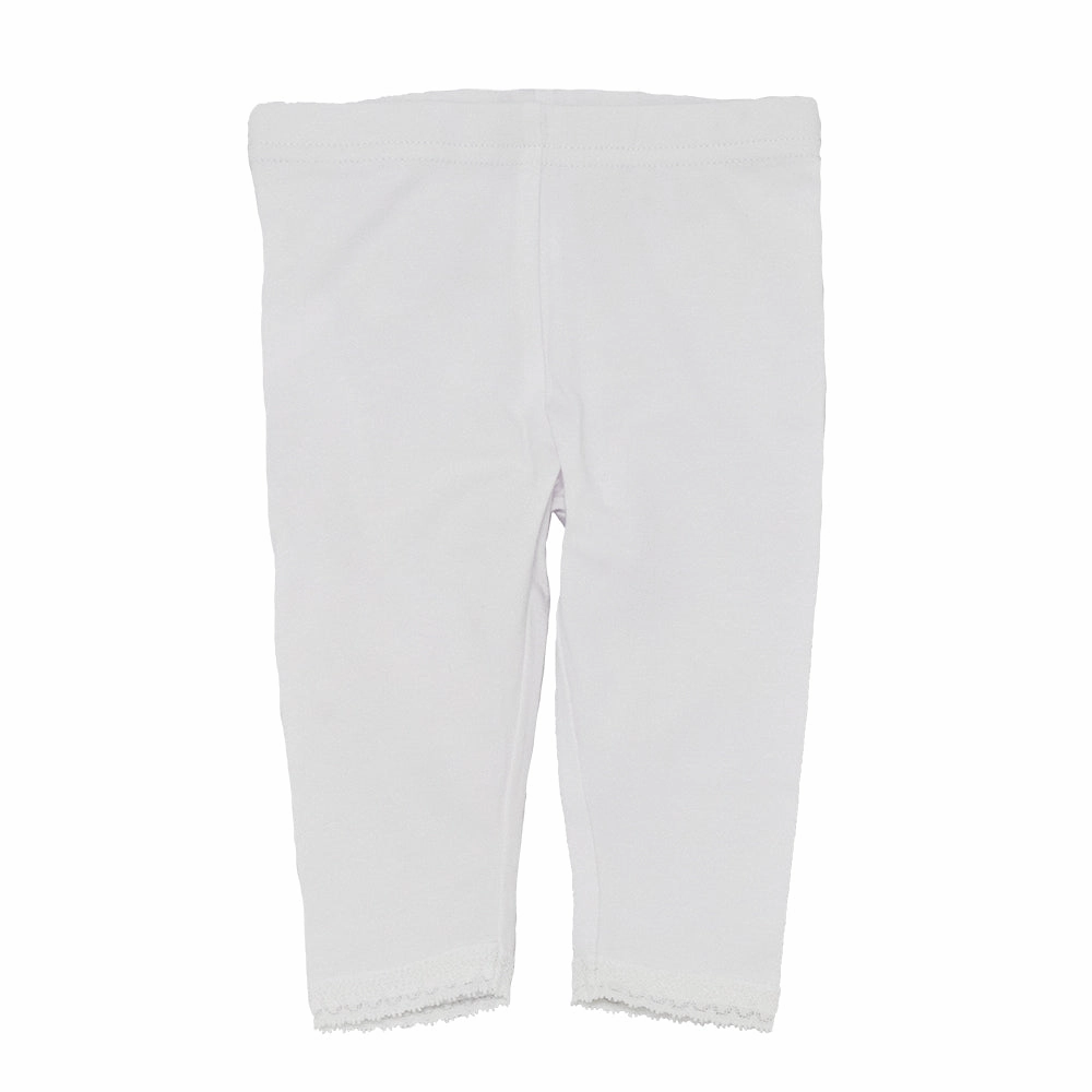 Girls' Lace Edge Leggings A1230 Friction Resistant Shoulder