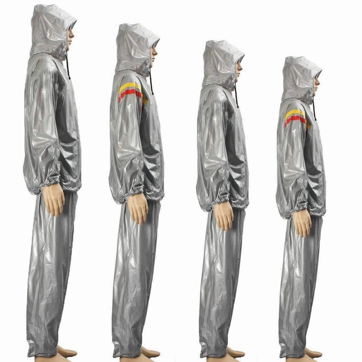 Body Building Fitness Hat Sauna Clothes Lose Weight Keep Slimming Waterproof Gym Exercise Training Workout Suit thermal