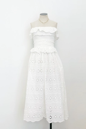 Statement Neck Nissi Dress