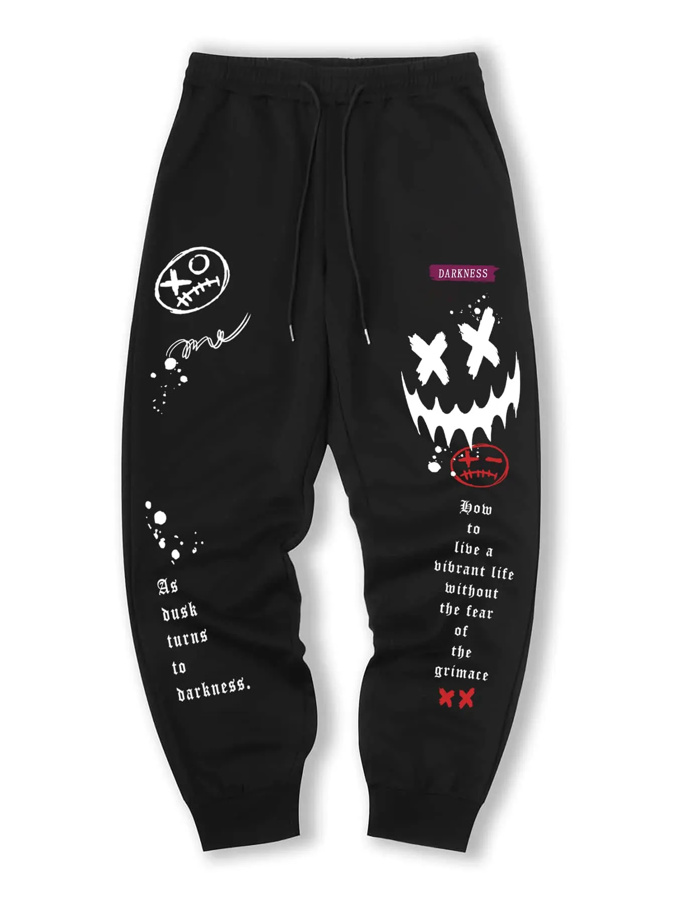 Graphic Drawstring Sweatpants UltraSoft Blend BuiltInLayer