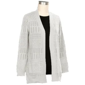 Women's Long-Sleeve Maria Solid Cardigan 1319 Odor Resistant