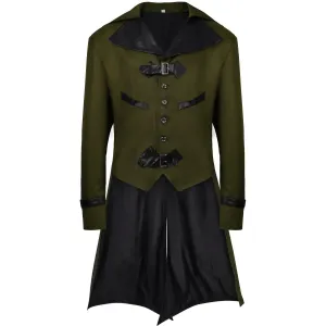 Puffer Design QuickAccessPockets Halloween Dovetail Punk Gothic Coat