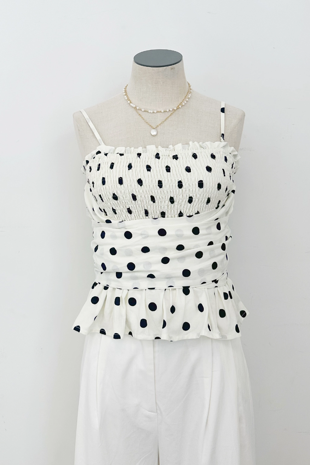 Eco Friendly Fabric Harley Polka Dot Top