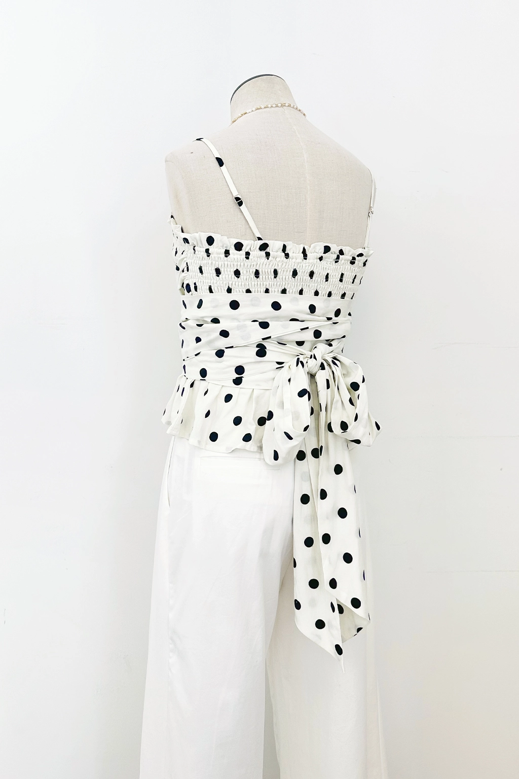 BreathableMesh Breathable Mesh Insert Harley Polka Dot Top