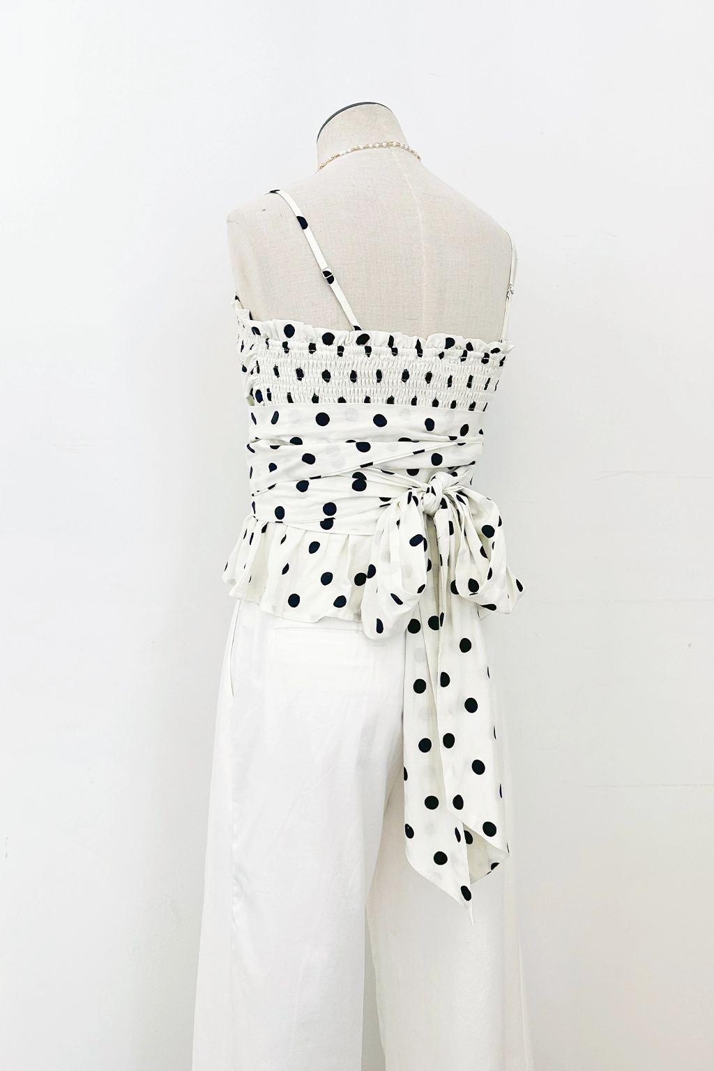 Sweat Absorbing Lining Harley Polka Dot Top