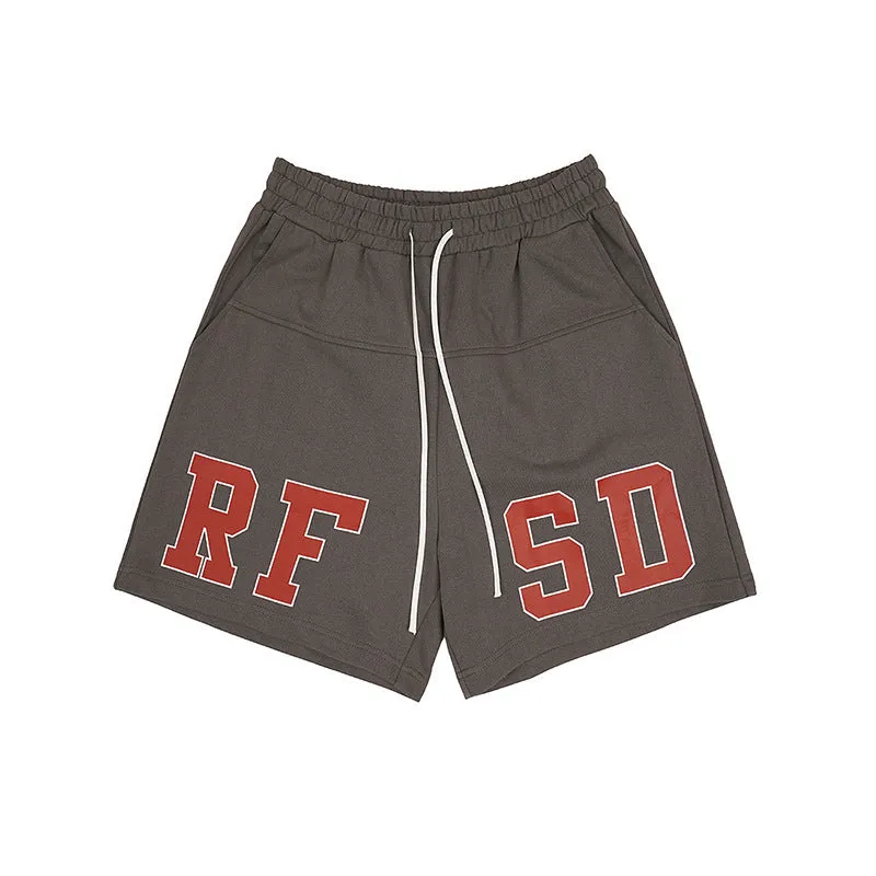 sports event Breathable fabric construction Heavy Loose Sports And Leisure Printed Shorts