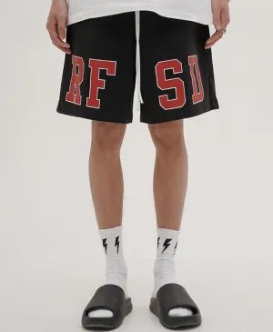 Heavy Loose Sports And Leisure Printed Shorts suit jacket