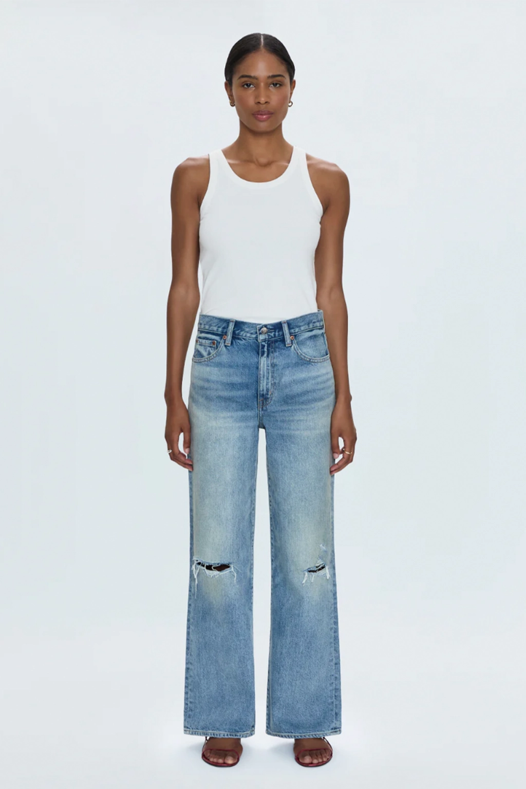 Light Build Scratch Resistant Hendrix Baggy Jean