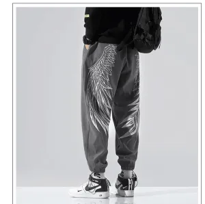 Men'S Printed Loose Harem Casual Trousers HypoallergenicFabric
