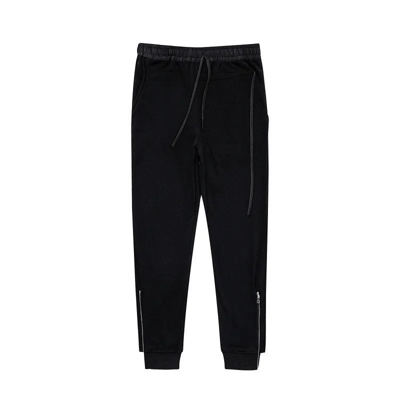 Quick Drying Anti Odor Technology High Street Zip and Fleece Sweatpants Fashion