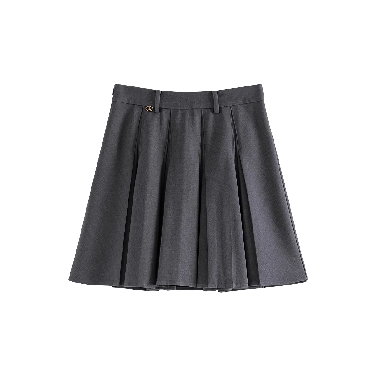 High-Waisted I-Shaped Pleated Mini Skirt for Women Contemporary Wear garden party