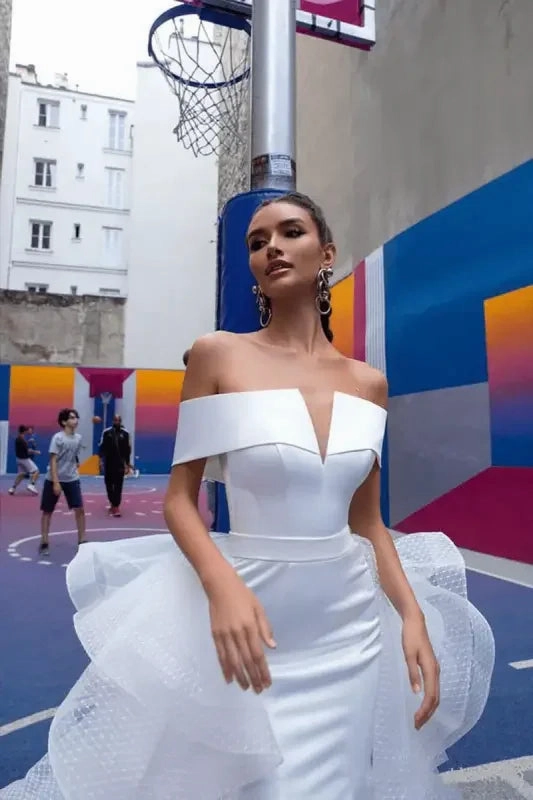 Hochzeitskleid mit abnehmbarem Rock Relax Appeal