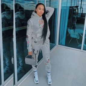 Freedom Fit Hoody Sweatshirt Sweatspants Matching Suits