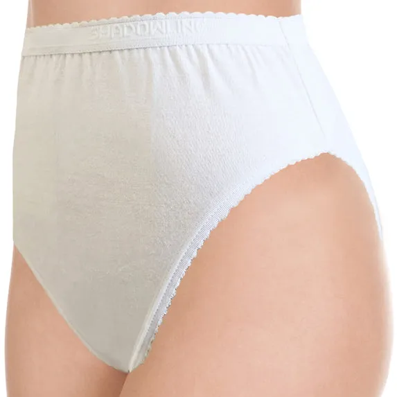 Stretch Weave Construction Adaptive Temperature Control Cotton High Cut Panty 17821