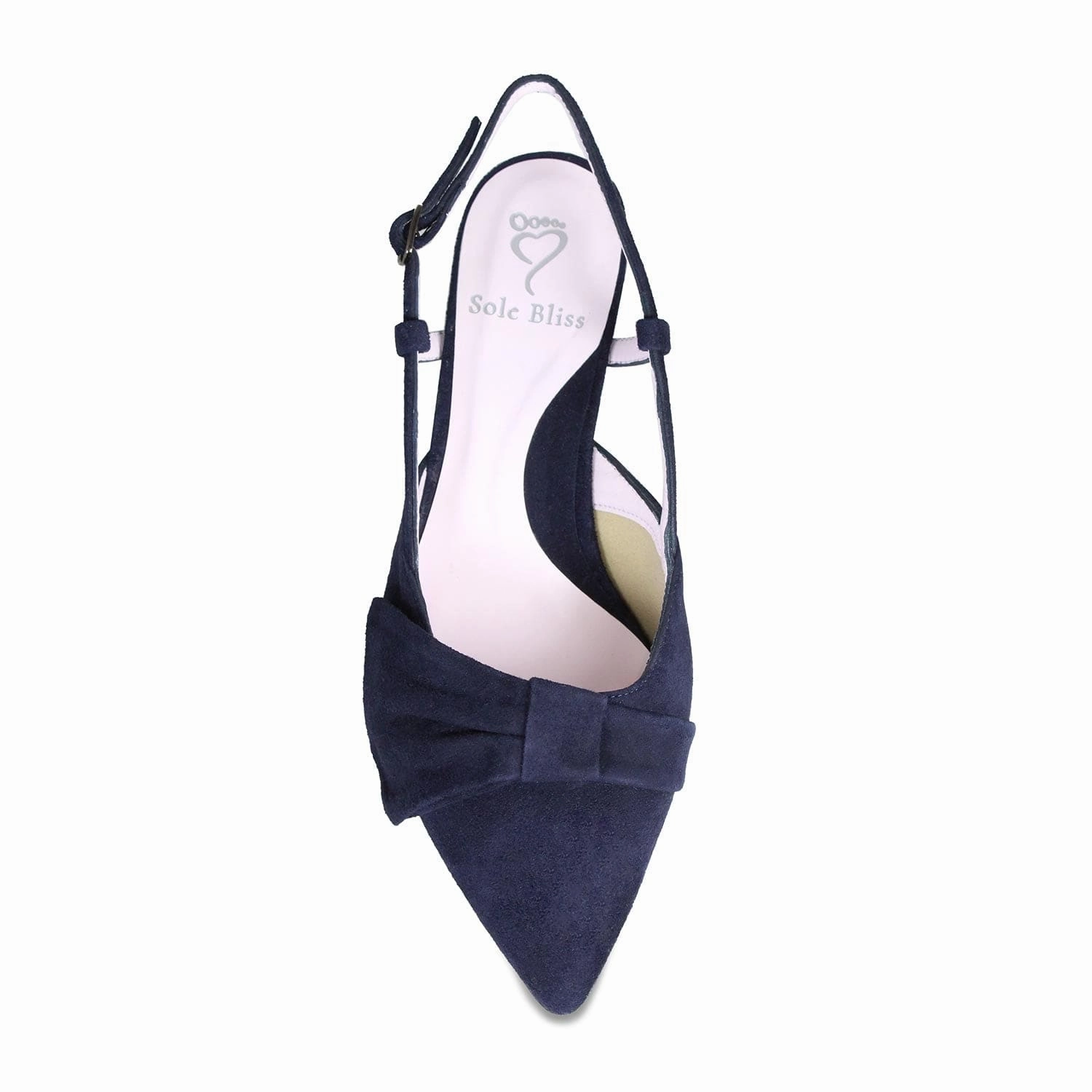 Kennedy: Navy Suede Dynamic Flex Sole foot fashion