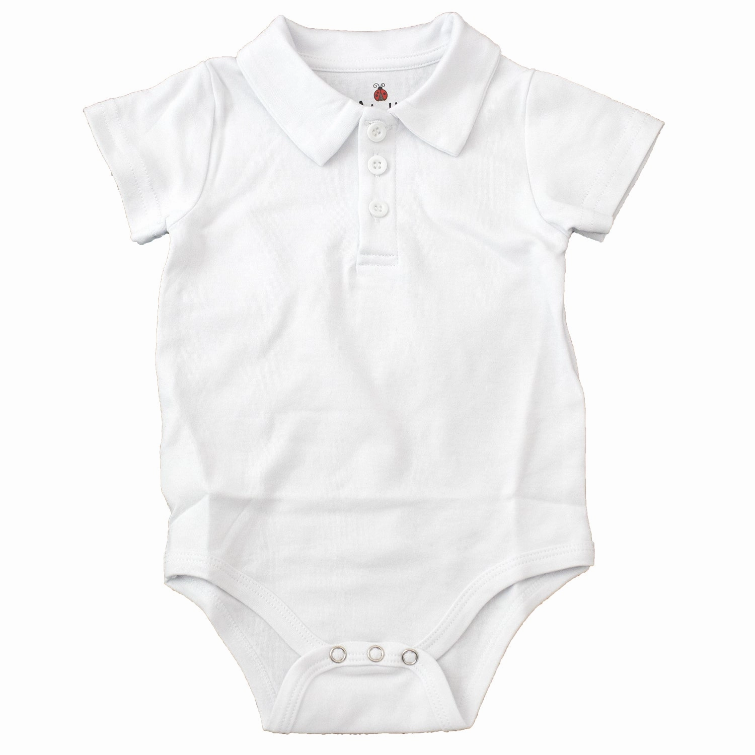 Non Restrictive Armhole Cut HeatSealed Seams Infant's Short Sleeve Knit Bodyshirt A1102