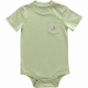 BuiltInLayer Infants' Short Sleeve Pocket Bodysuit CA5009